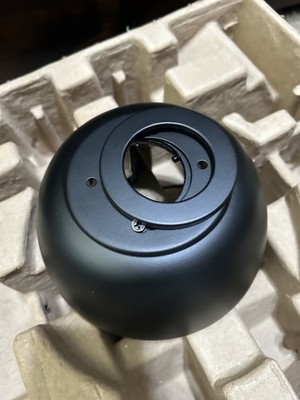 PARTS Tager 72 in. Indoor/Outdoor Matte Black REPLACMENT PART ''Canopy W/Ring''