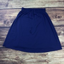 Old Navy Womens Size Medium Elastic Waist Drawstrings Purple Skirt