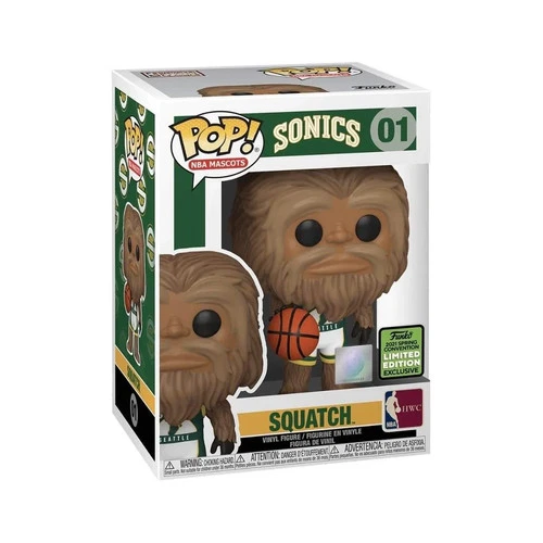 Squatch #01 Funko Pop! NBA Sonics, ECCC 2021