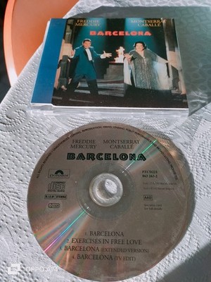 RAR SINGLE CD. FREDDIE MERCURY & MONTSERRAT CABALLÉ. BARCELONA. GOLD CD. 4 TRACK