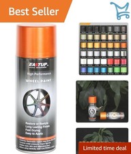 Wheel Spray Paint Metallic Orange Gold 10oz Durable Fade-Resistant Quick Dry