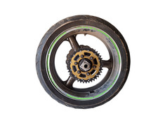 Kawasaki Z1000 (2012) Hinterrad Komplett – Felge, Reifen, Bremsscheibe & Ketten