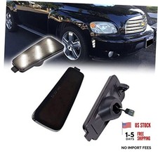 for 2006 2007 2008 2009 2010 2011 Chevrolet HHR Front Smoked Lens White LED