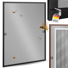 KESSER® Fliegengitter Insektenschutz Fenster Alurahmen Bausatz Mückenschutz Alu