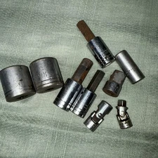 Proto Allens, 1/2” Sockets, Swivels & Adapter 1/2” & 3/4”