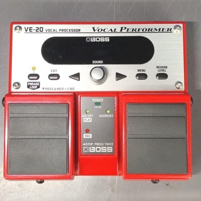 Boss VE-20 Vocal Performer Voice Effektpedal in Box Betrieb bestätigt