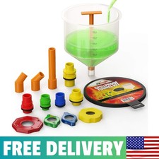 Spill Proof Radiator Coolant Filling Funnel Kit