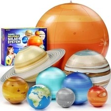 Inflatable Solar System Planets for Kids - Science Toys - Boys Room Decor