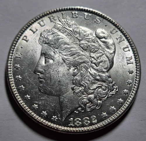 1882-P MORGAN $1 Dollar 90% Silver Coin ~ Original Brilliant Uncirculated BUnc ~