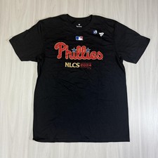 Philadelphia Phillies Shirt Mens Large Black MLB Baseball NLCS 2024 Fanatics Tee