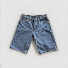 Levi's Men's 469 Loose Fit Dark Blue Denim Jean Shorts Size 32