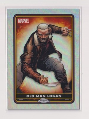 2025 Topps Chrome Marvel Deadpool #2 Old Man Logan Refractor