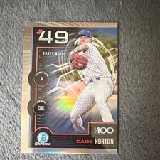 Topps Bowman Chrome Scouts Top 100 Cade Horton #BTP-49 Cubs Baseball