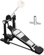 Single Bass Drum Pedal for Beginners & Pros - Kick Drum Foot Pedal
