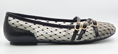 Authentic Loriblu Leather Italian Designer Ballerina Shoes Black New Collection