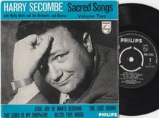 Harry Secombe Sacred Songs Vol. 2 7" EP (1960) Philips BBE 12393