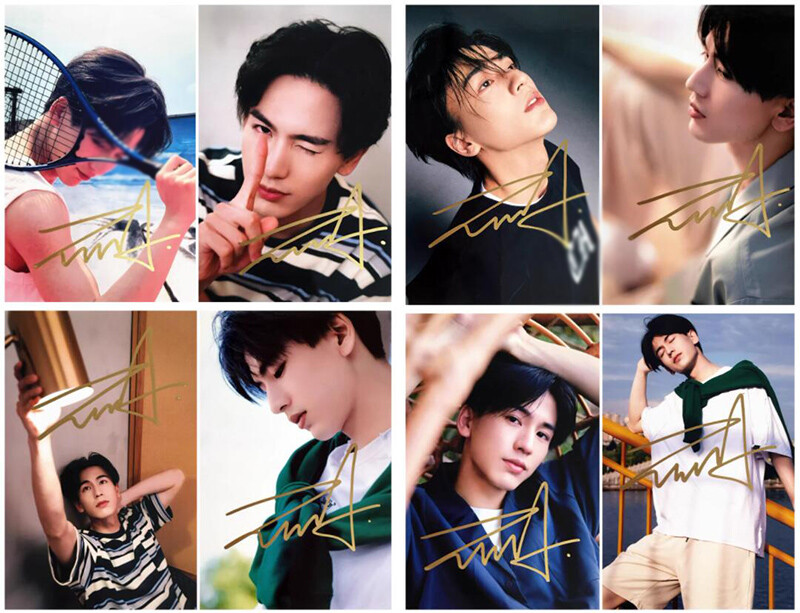 Zhang linghe 张凌赫 Zhang ling he Hand Signed Autographed Photo
