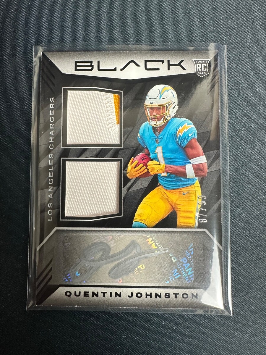 2023 Panini Black - Rookie Signature Materials Quentin Johnston
