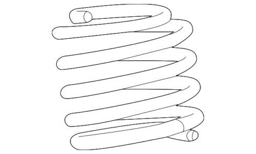 Resorte de suspensión para Ford (N/P BR3Z-5310-F)