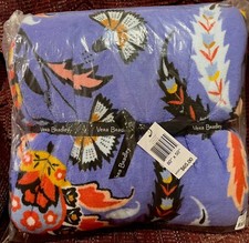 NEW Vera Bradley Soft Plush Floral Throw Blanket 🌼 Mural Garden 🌸 80” x 50”