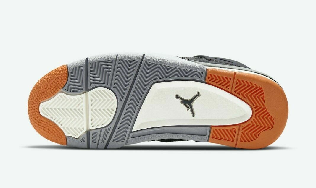 NEW Nike Air Jordan 4 Retro SE Women's Size 5.5 Sail/Black-Starfish CW7183-100