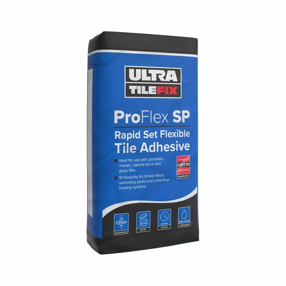 ULTRA ProFlex SP - Rapid Set Flexible Tile Adhesive - Grey