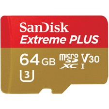 SanDisk 64GB Extreme PLUS microSDXC Memory Card - SanDisk Authorized Dealer 