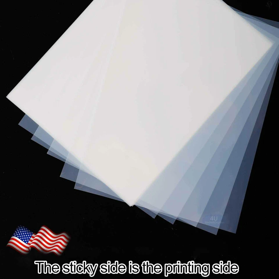 13x19，Waterproof Inkjet Instant-Dry Screen Printing Transparency Film 100 sheets - Image 4 of 4