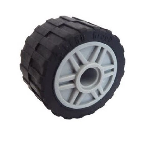 ☀️НОВЫЙ LEGO 24 X 14 шины, колеса и светло-голубовато-серый обод оптом лот 50 штук всего - Изображение 2 из 3