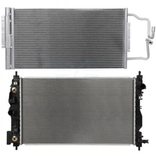 Radiator&AC Condenser Cooling Kit For 2014-16 Chevy Impala Limited LS Sedan 3.6L
