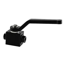 Black Brake Line Lock Shut Off Valve 1/8" NPT Billet Valve Aluminum Hot!