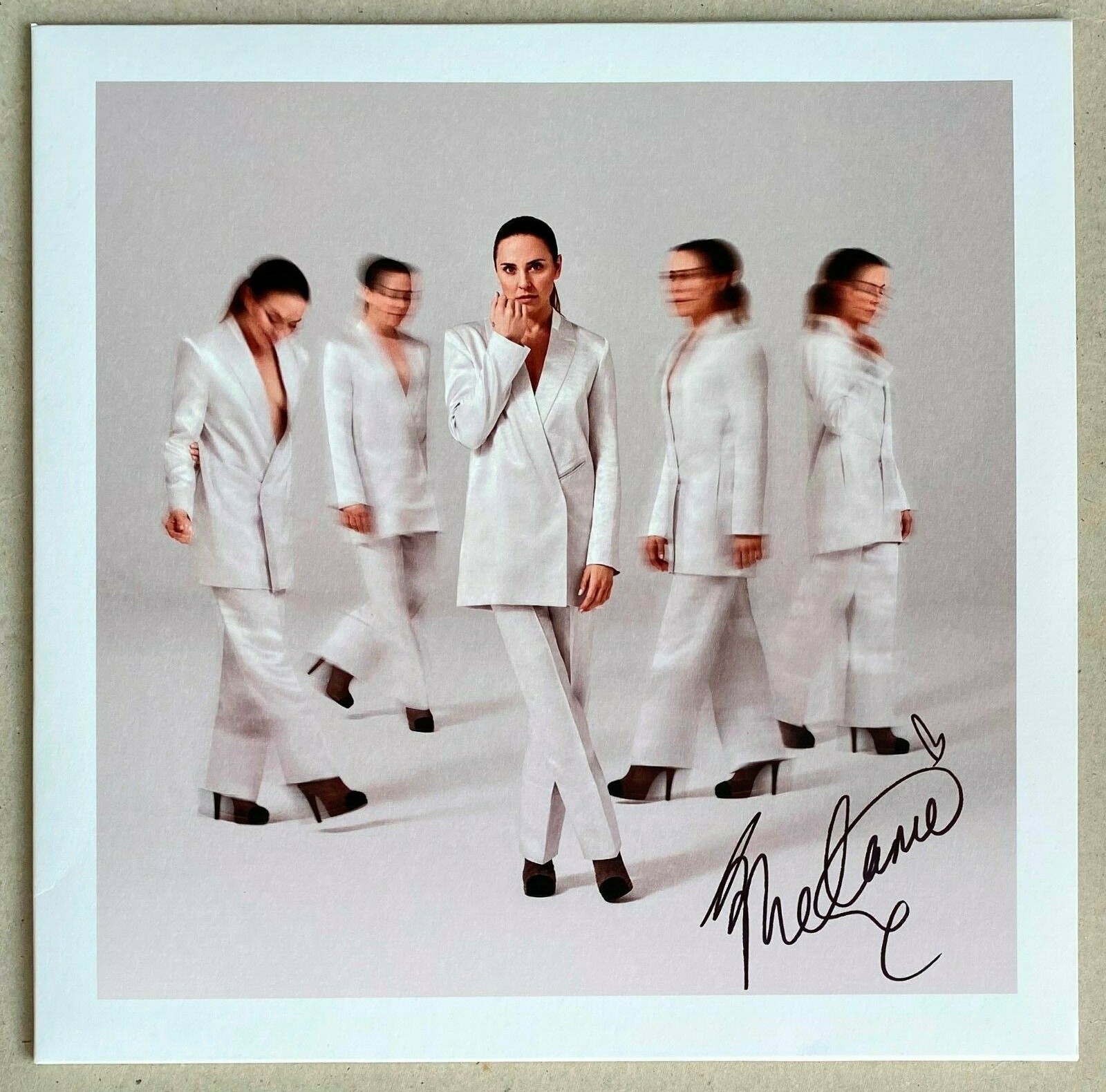 MELANIE C * SIGNED BLACK VINYL LP * BN&M! * SPORTY * SPICE GIRLS * WHO I AM