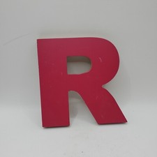 Pink 5" H Wooden Monogram R Letter Home Decor Craft Project