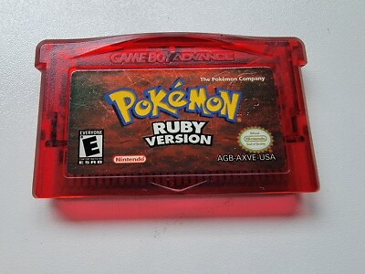 Pokemon Ruby Version (Nintendo GameBoy Advance, GBA) -- Authentic --