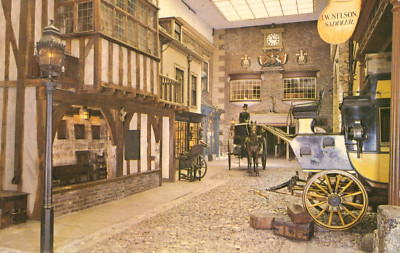 Frühe alte RP Postkarte York Museum unbespielt