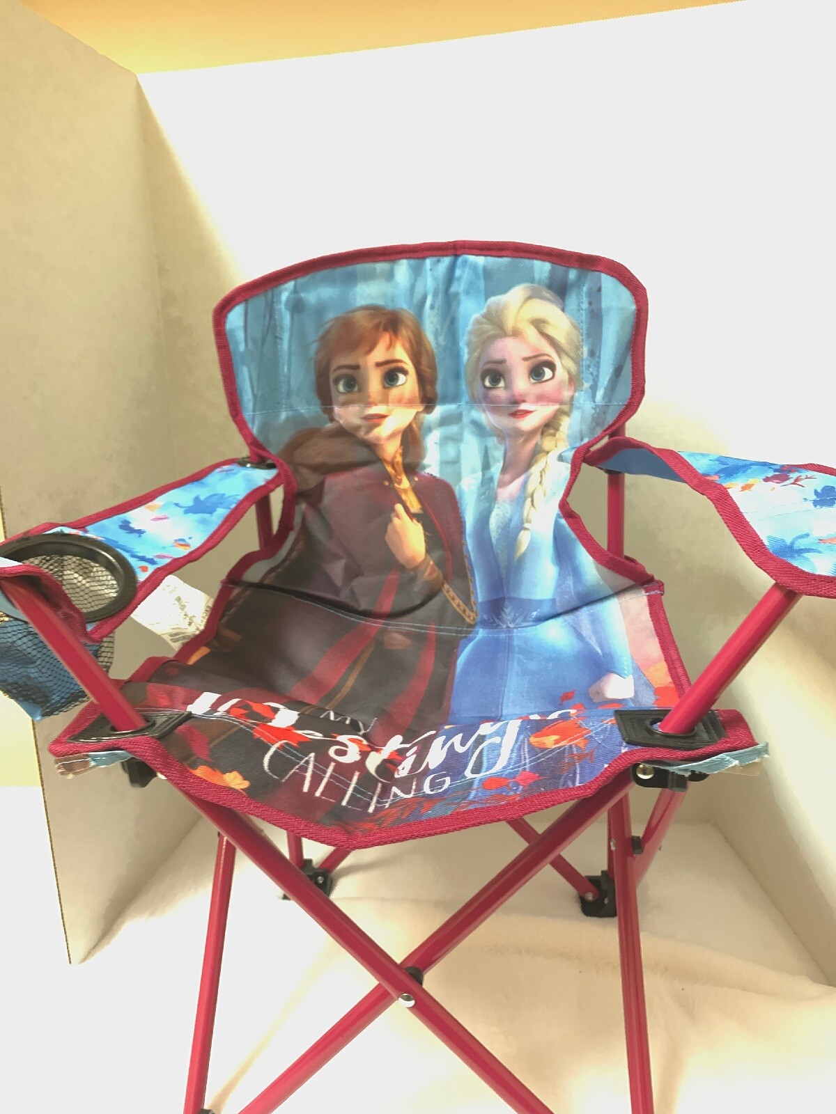 frozen camping chair