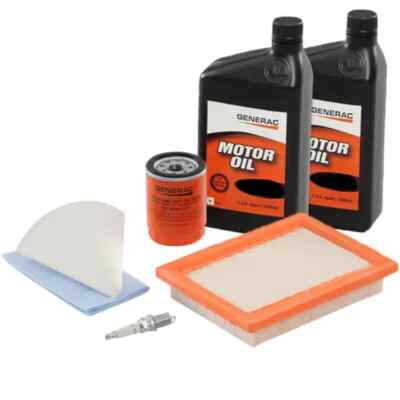 Generac 11KW Maintenance Kit for 2013 Evolution Standbys w/ 5W-20 Oil