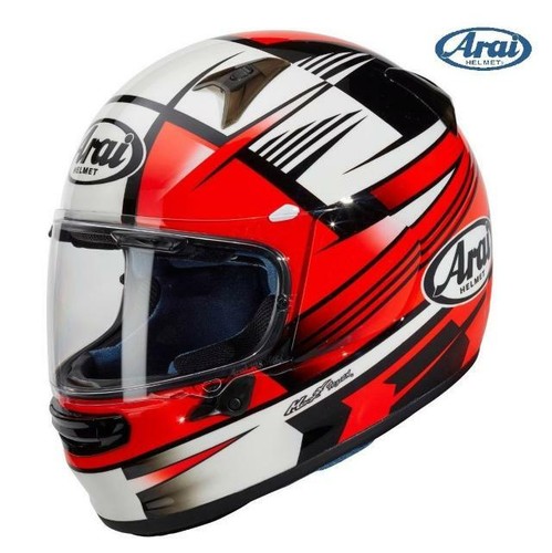 CASCO MOTO INTEGRALE ARAI PROFILE-V ROCK RED ROSSO/BIANCO/NERO LUCIDO | eBay