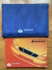 DAEWOO LANOS OWNERS MANUAL HANDBOOK & WALLET BOOK PACK