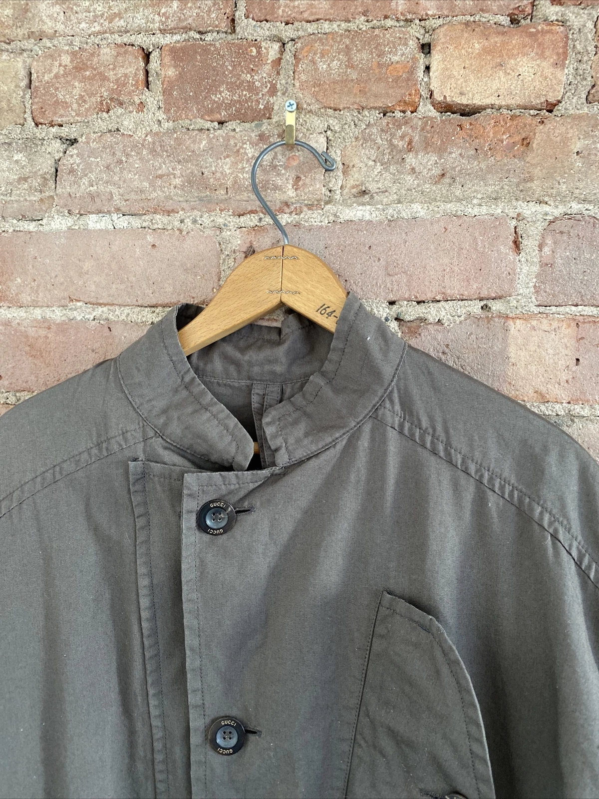 Trench vintage Gucci da uomo taglia 48 IT marrone piccolo Italia