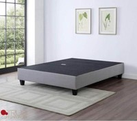 True Contemporary EZ Base Foundation Platform Bed in Grey - Twin, Full, Queen and King Sizes
