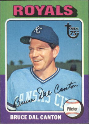 2014 Topps 75th Anniversary Stamp Buyback - 1975 Topps #472 Bruce Dal Canton EX