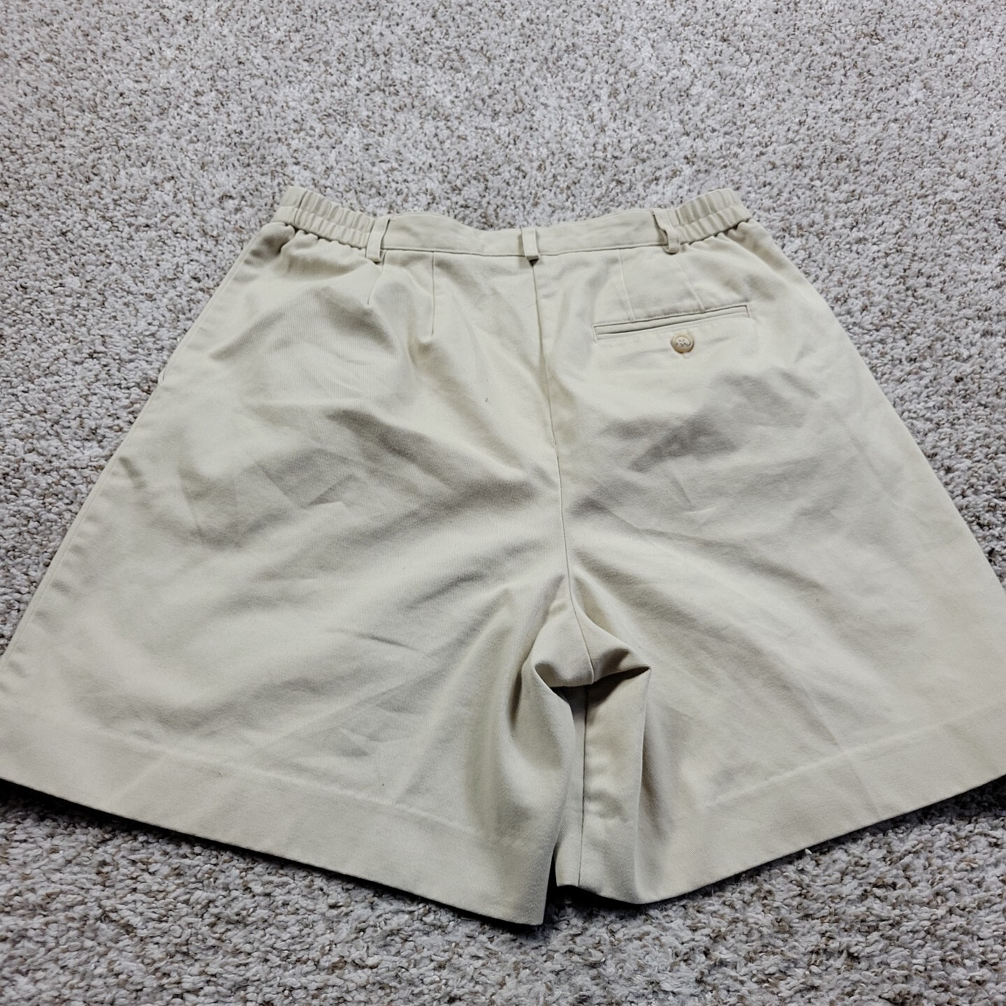 Talbots Shorts Womens 10P Petite Bermuda Pleated Prep… Gem