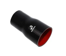 6" Length 4-Ply High Temp 3" to 2.5" ID Reducer Coupler Silicone Hose Pipe BLACK