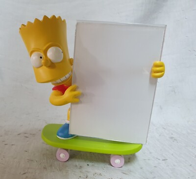 #ad RARE figurine Bart Simpson porte photo Edition 2000 Neuf Dans Carton d#x27;origine EUR 185.00