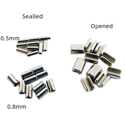 50 Pezzi Ortodonzia Dentale Mini Stop Guarnizione Tonda Gancio - Foto 4