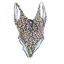 Vintage floral bodysuit