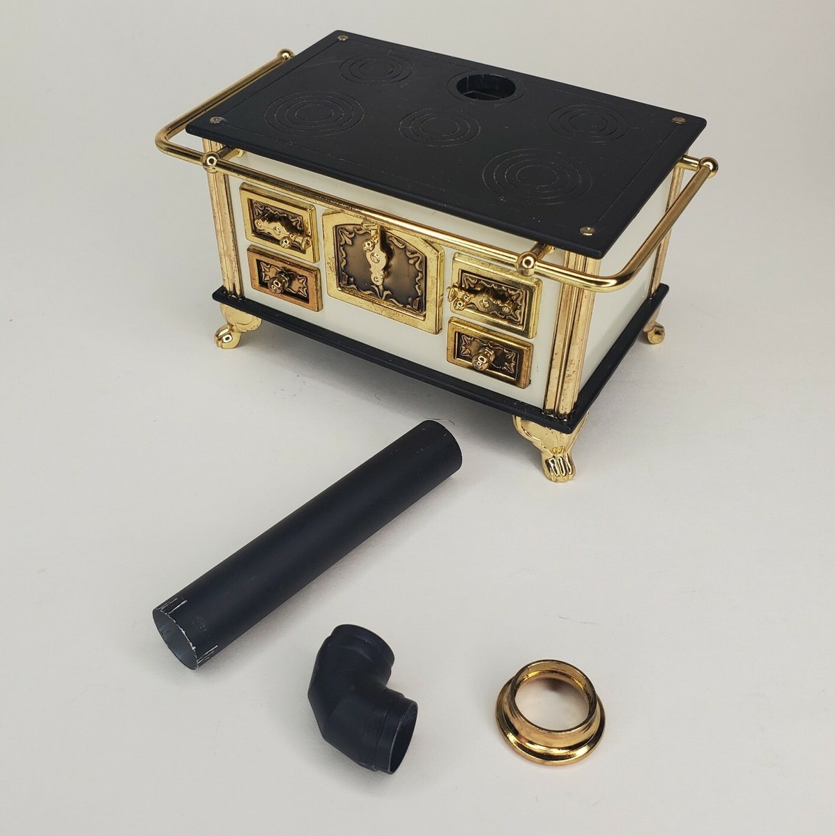 【bodo hennig】キッチンレンジ Vintage German Bodo Hennig Antique Brass Stove 1:12