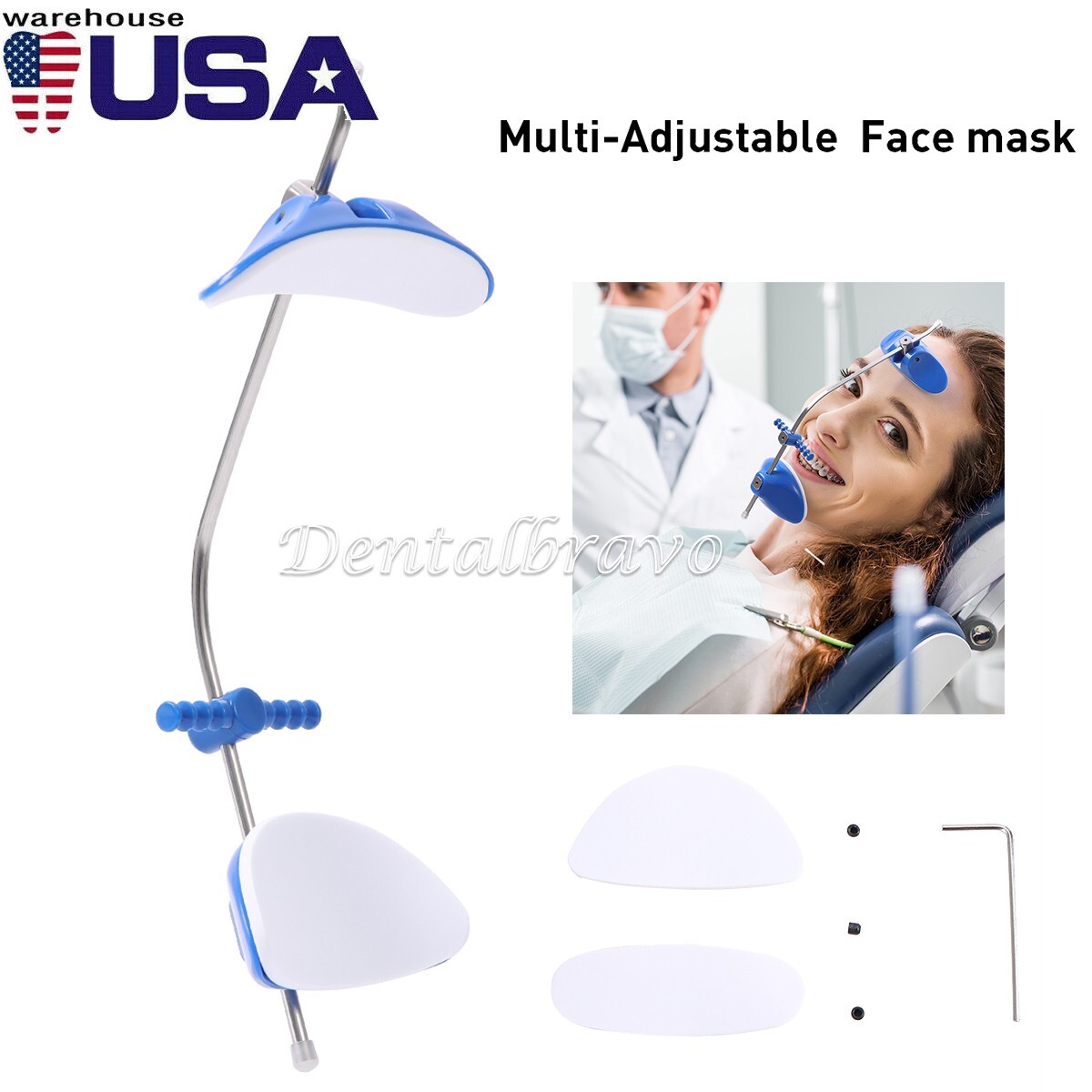 Dental Orthodontic Reverse Pull Headgear Facemask Facial Mascara