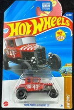Hot Wheels 2025 Henry Ford Model A Custom '31 (1931) Red HW Dirt NEW #140